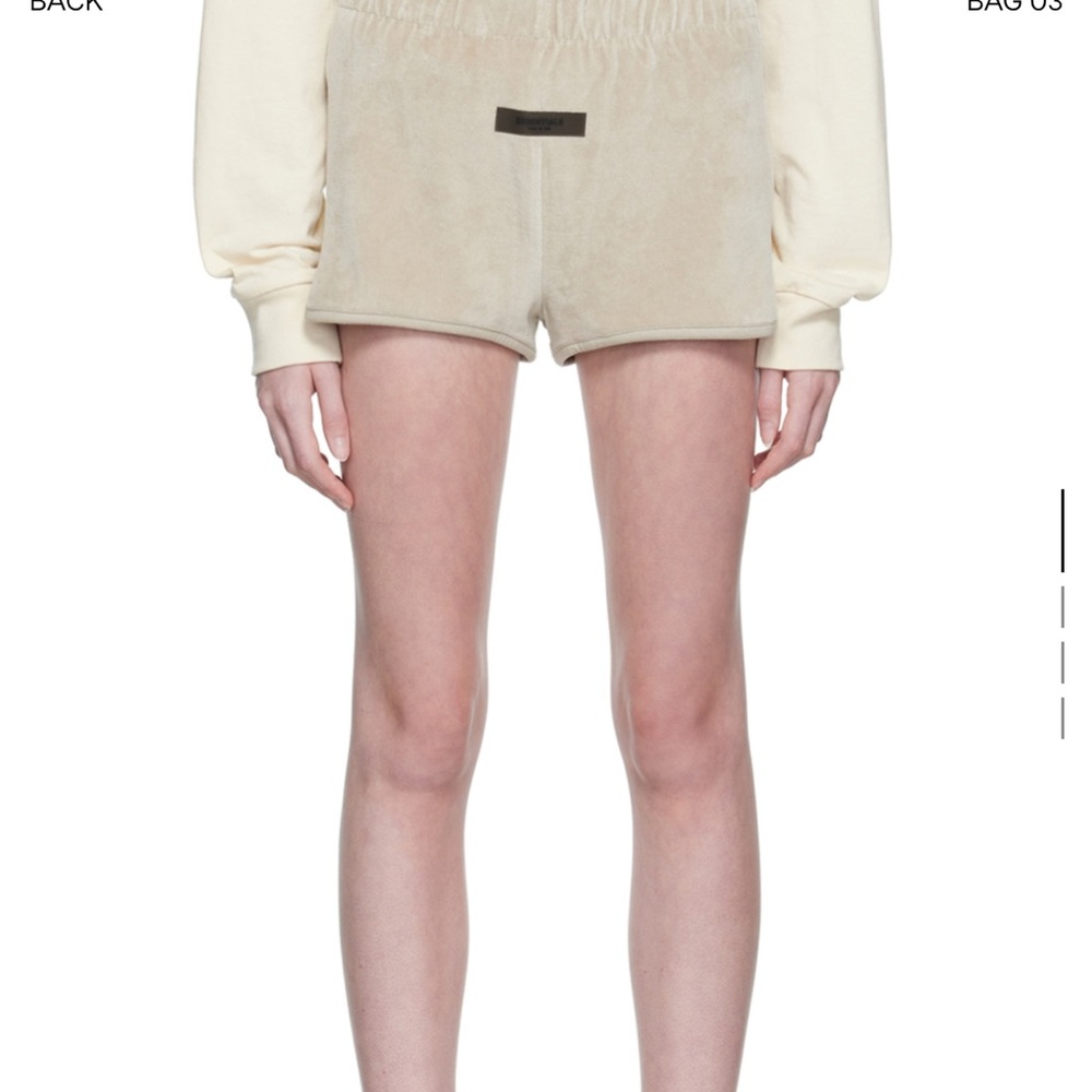 Fear of GOD ESSENTIALS Gray cotton shorts